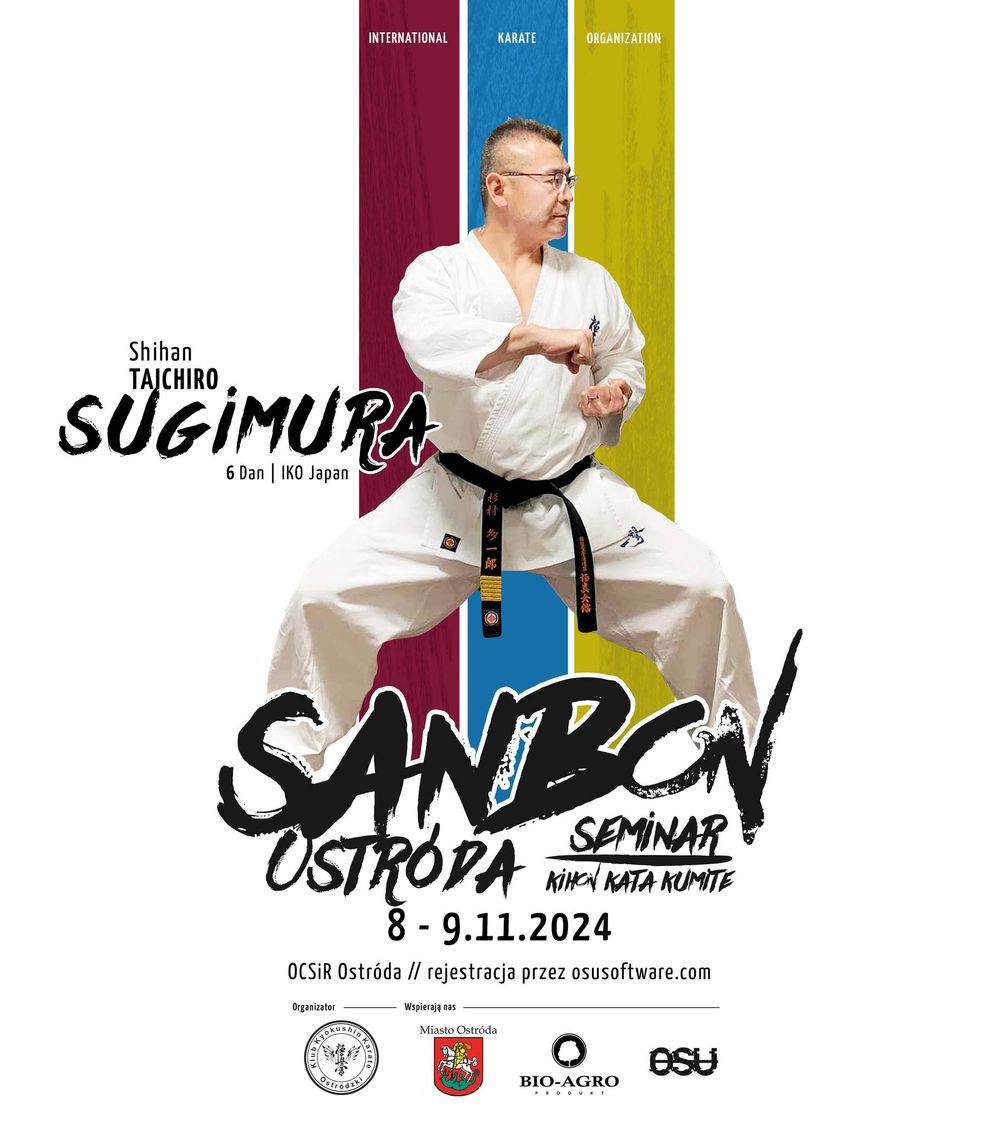 Stage de karaté Kyokushinkai en Pologne avec shihan SUGIMURA