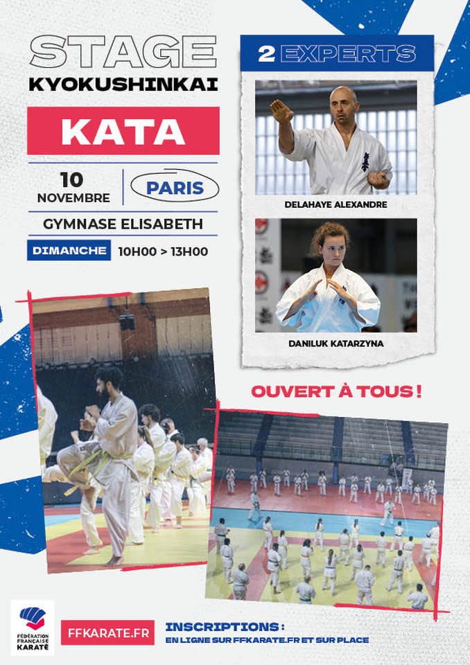 Stage National Kata FFKDA à Paris