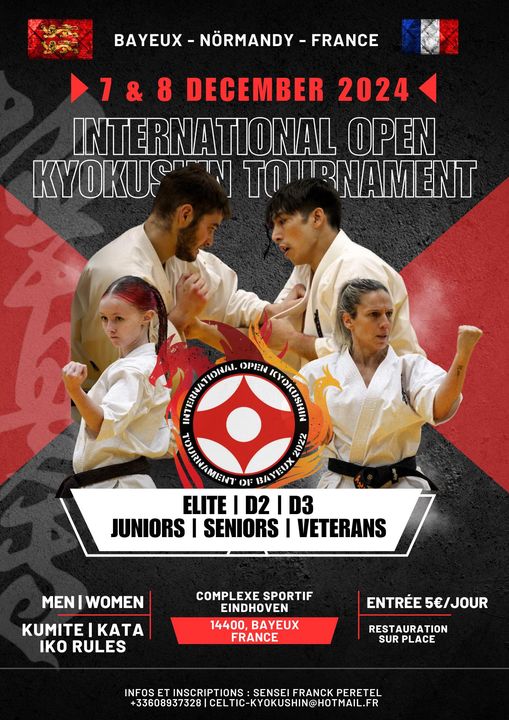 Open de Bayeux 2024 - tournoi de karaté Kyokushinkai