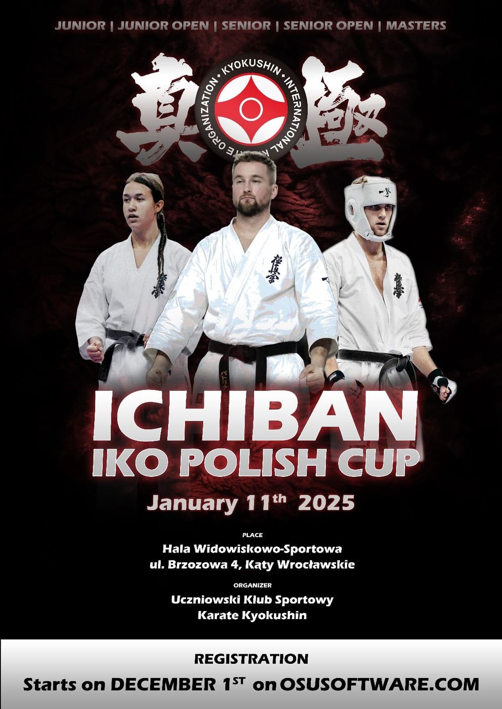 Tournoi Ichiban 2025 en Pologne, karaté Kyokushinkai