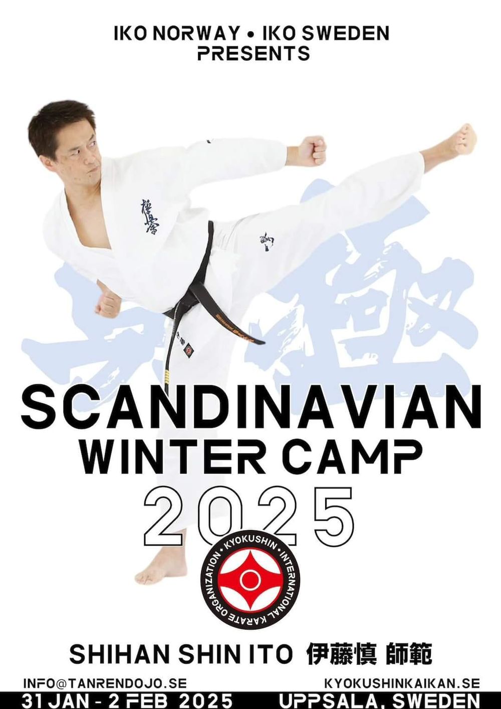 Stage d'hiver de karaté Kyokushinkai en Scandinavie