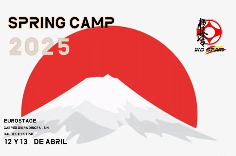 Stage de printemps de karaté Kyokushinkai en Espagne