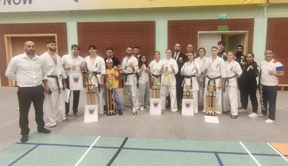 Les combattants de karaté Kyokushinkai français sur les podiums au championnat européen en Pologne
