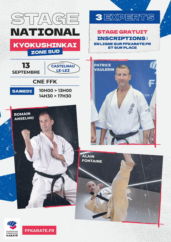 Stage national Kyokushinkai FFKDA zone sud 2025