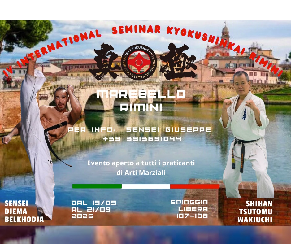 4e stage international de karaté Kyokushinkai en italie