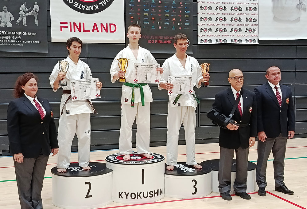 résultats du Team "Basse-Nörmandie Kyokushin" à la Nordic Cup 2025 IKO