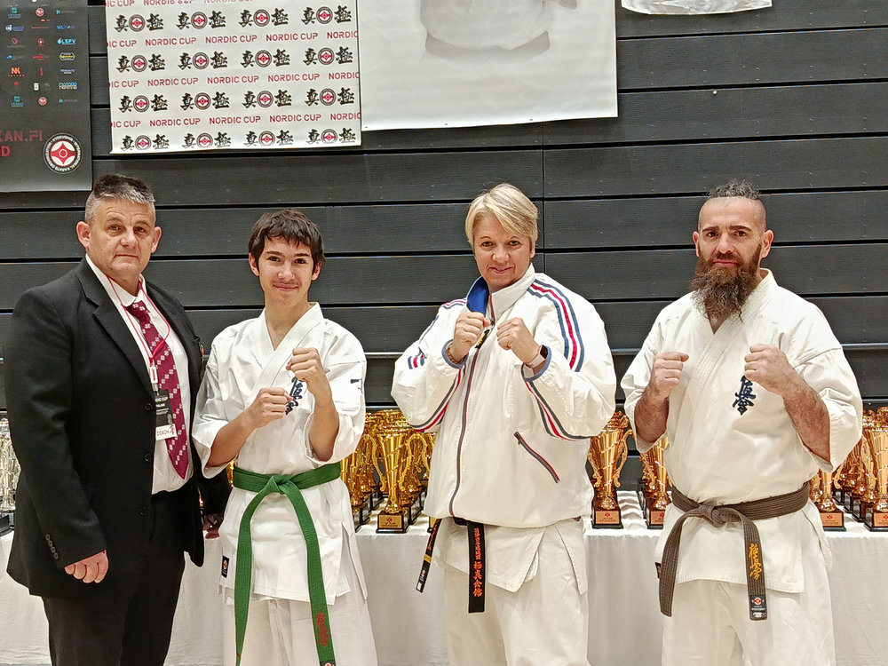 La Team "Basse-Nörmandie Kyokushin" à la Nordic Cup 2025 IKO