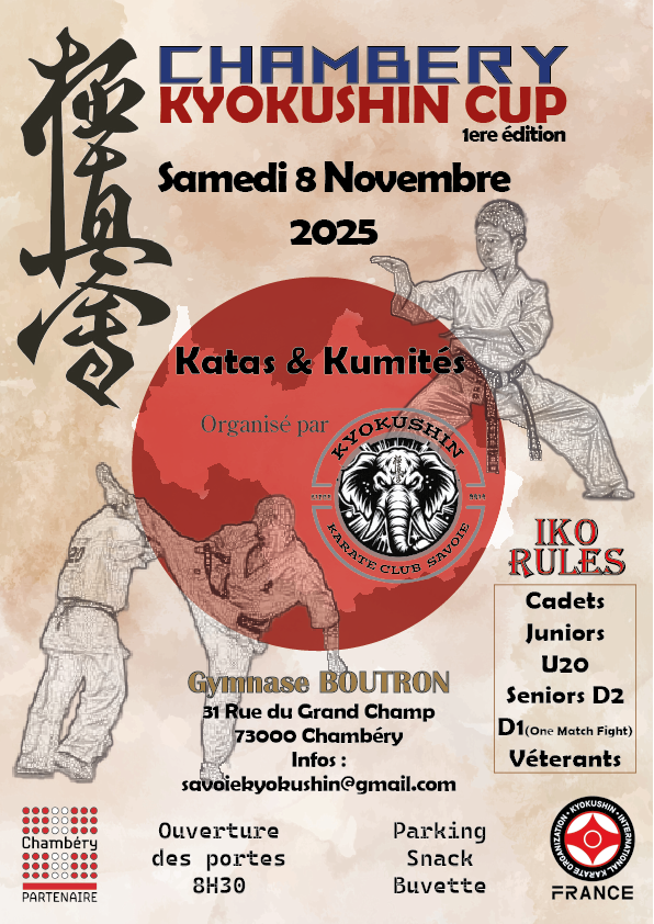 Chambery Kyokushin Cup - karaté Kyokushinkai