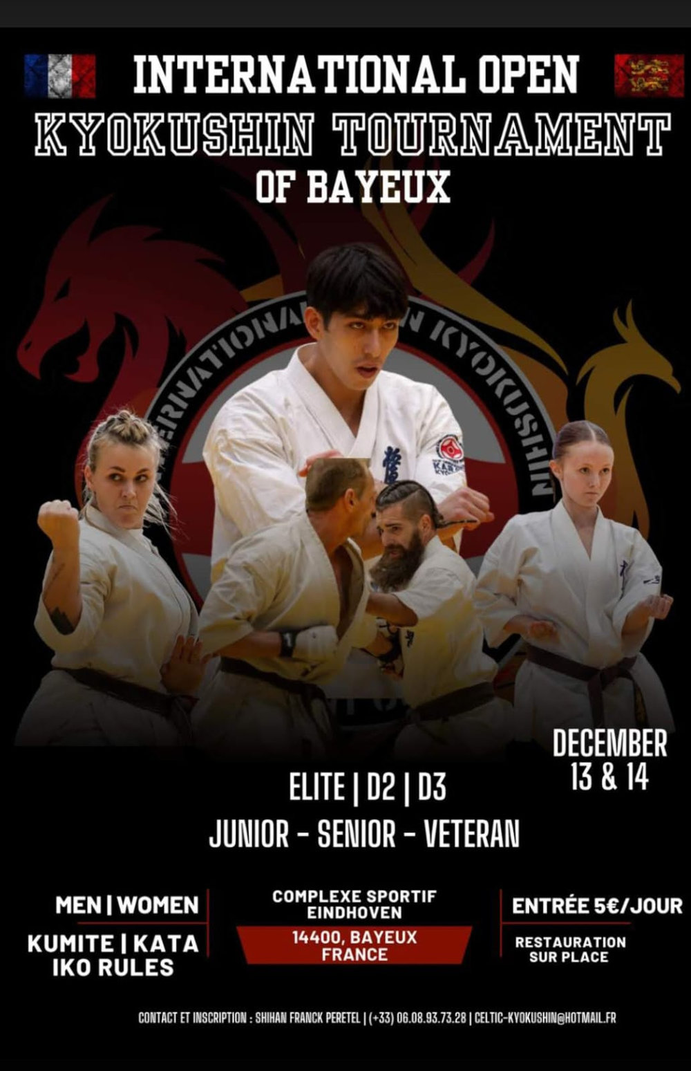 Open de Bayeux 2025, tournoi de karaté Kyokushinkai