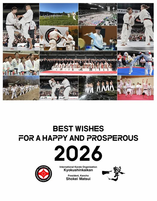 Voeux du Honbu IKO Kyokushinkai pour 2026