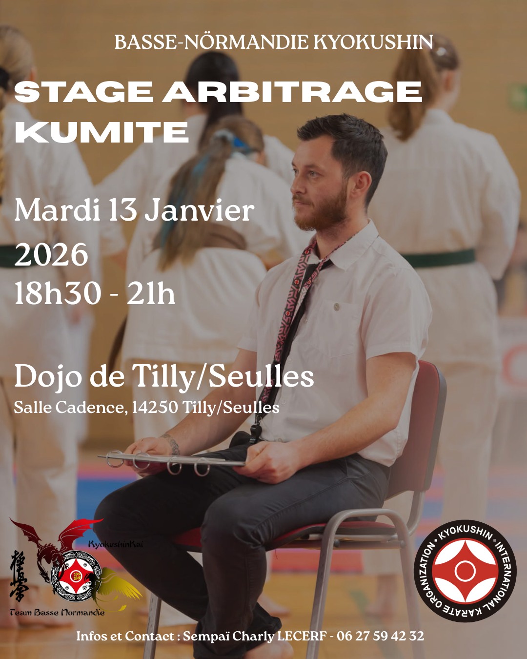 Stage arbitrage de karaté Kyokushinkai en Basse Normandie