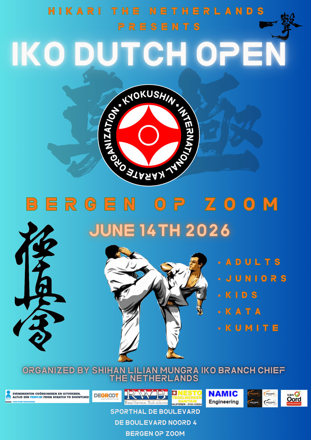 Dutch Open, tournoi de karaté Kyokushinkai