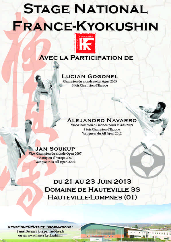 Stage National France-Kyokushin 2013...
