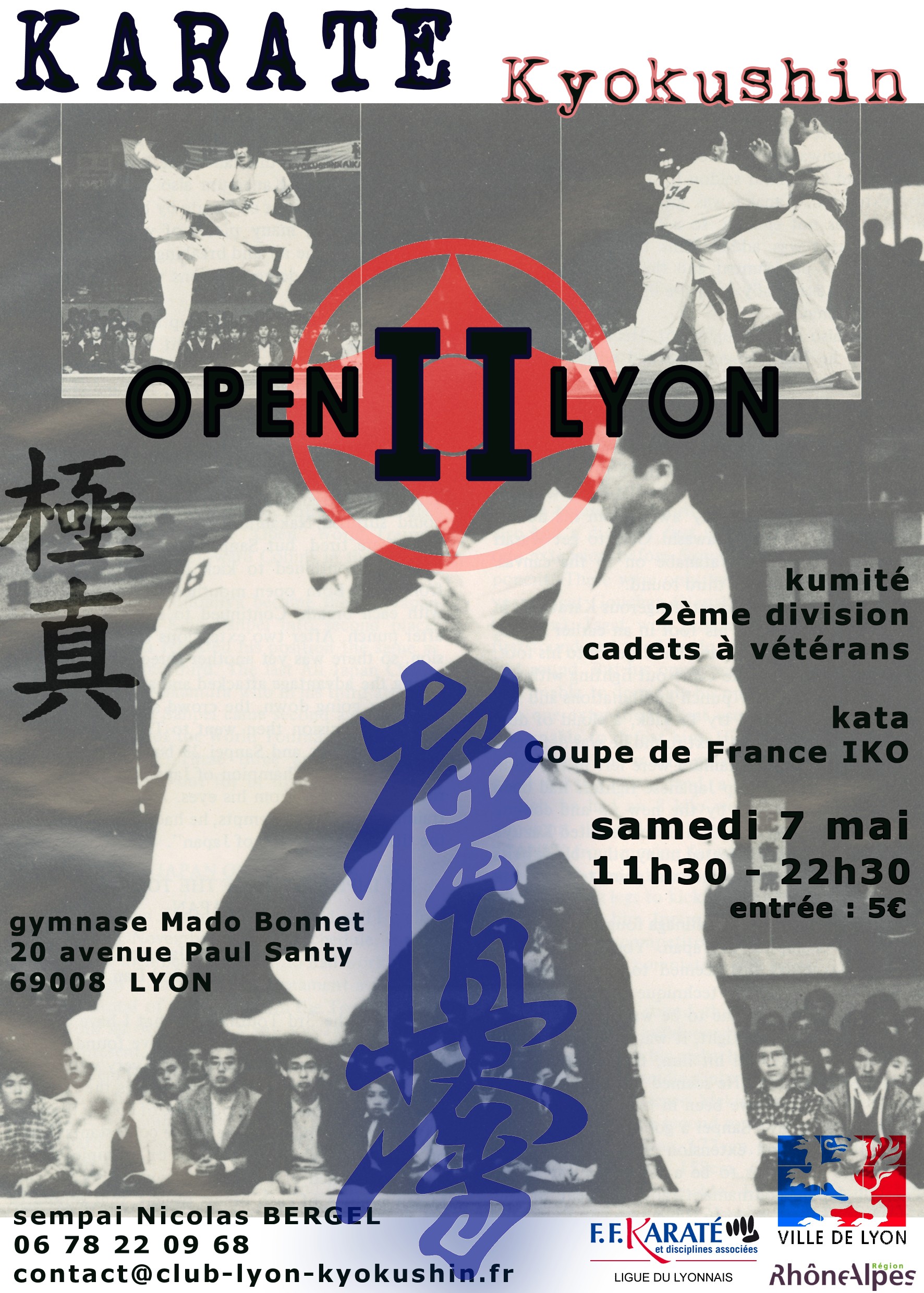 Open de Lyon 2011, karaté Kyokushinkai
