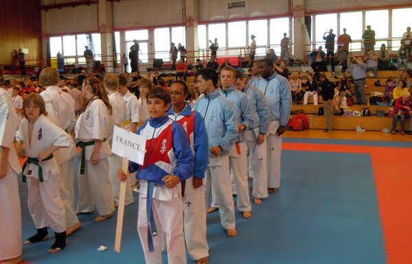 3e tournoi européen jeunes de karaté Kyokushinkai à Pragues