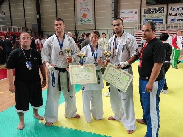25ème Championnat d'Europe officiel Kyokushinkai Kata et Kumité Padova 2011...