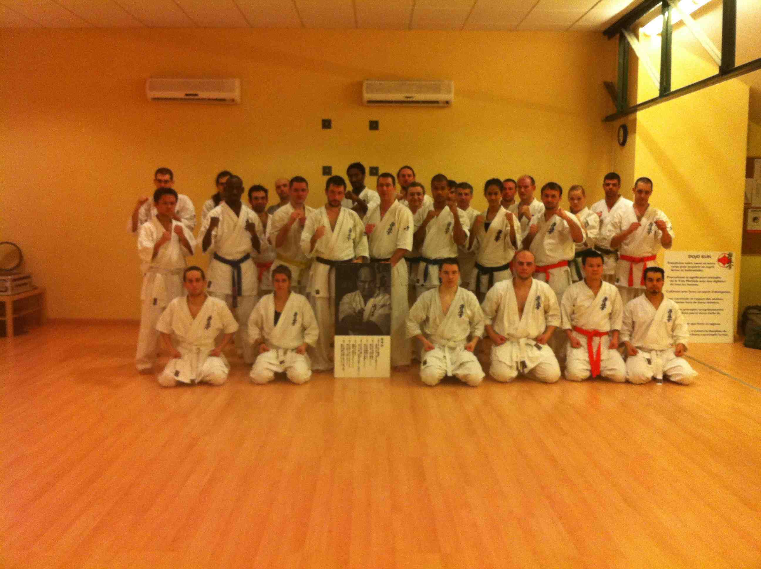 Une canadienne de passage chez France kyokushin