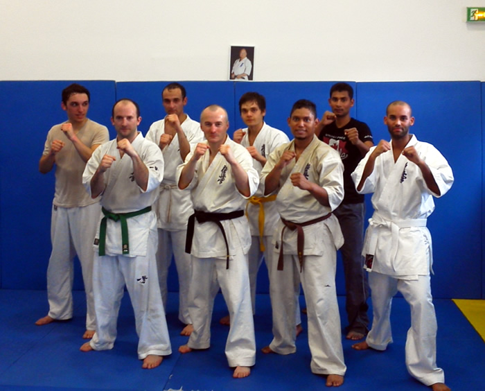 Visite de Federico de New York au Karaté Toulouse Kyokushin