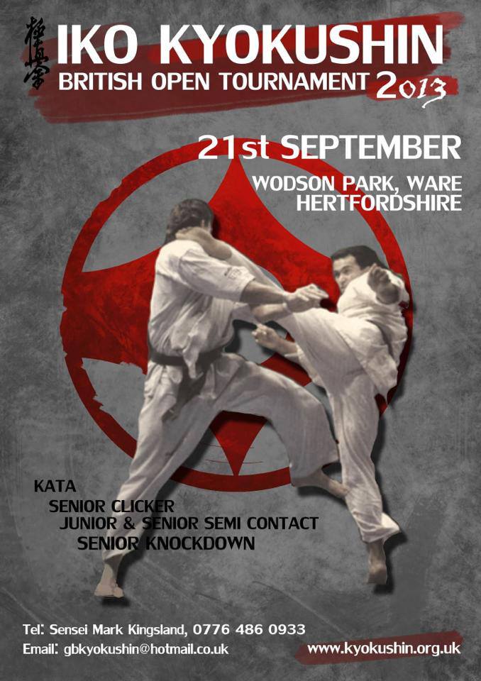 l'Open de Grande-Bretagne Kyokushin 2013