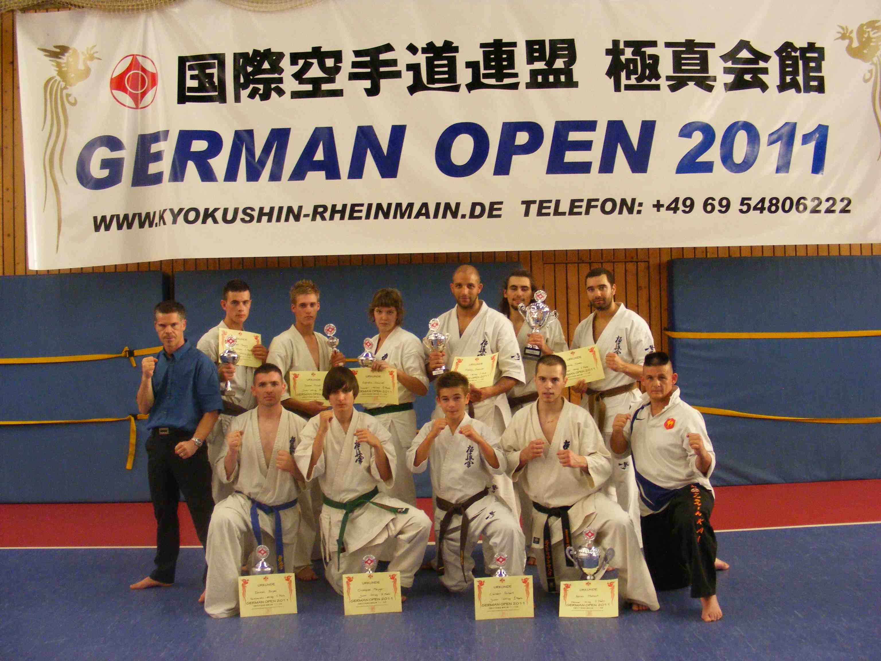 l'Open d'Allemagne de karaté Kyokushinkai 2011