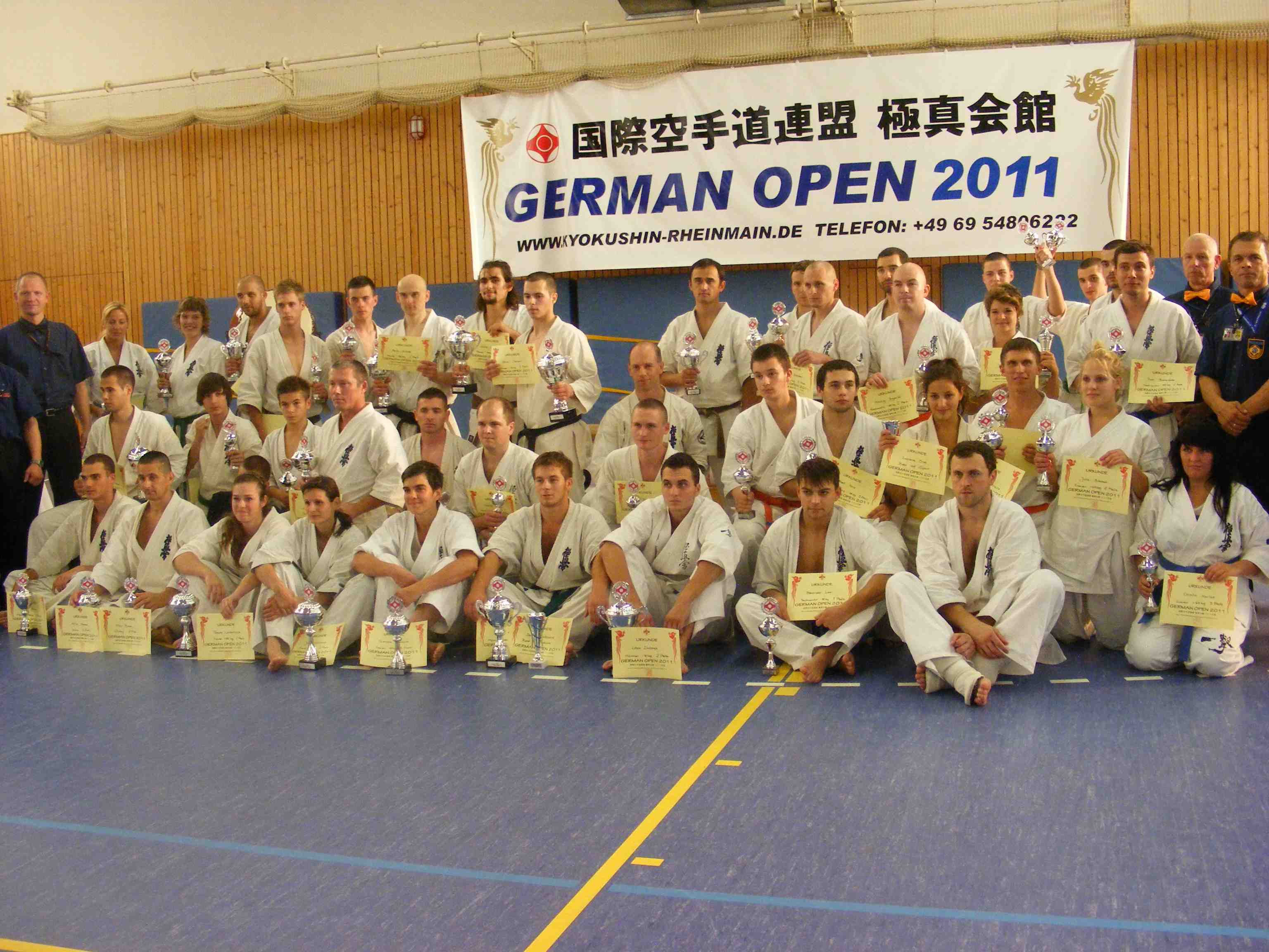 l'Open d'Allemagne de karaté Kyokushinkai 2011