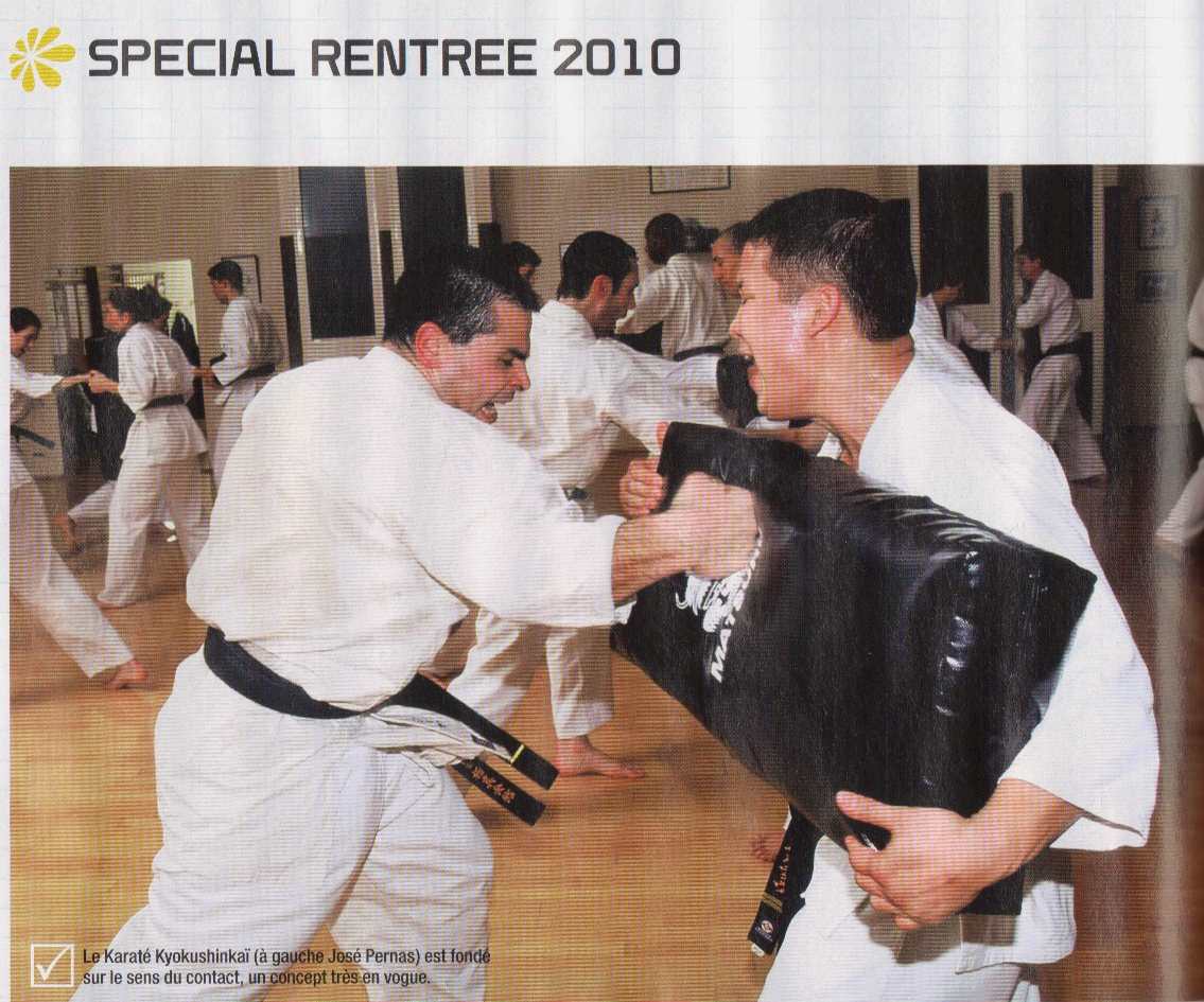 Le kyokushin dans le Karate Bushido du mois de septembre