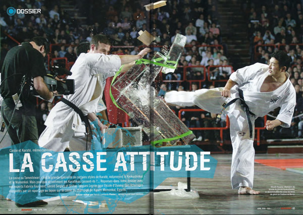 article sur la casse au Kyokushin