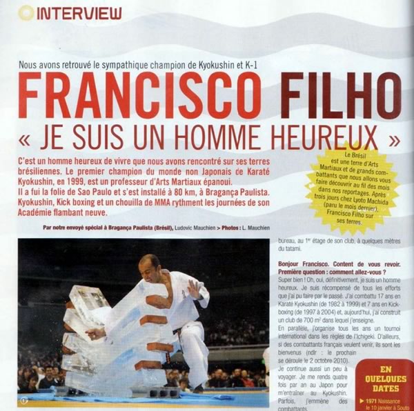 Shihan Fransisco Filho - karaté Bushido juin 2010