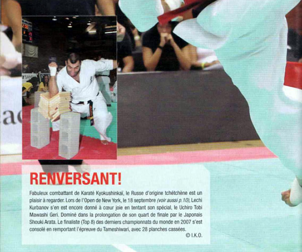 Karate Bushido - novembre 2010 : Lechi Kurbanov
