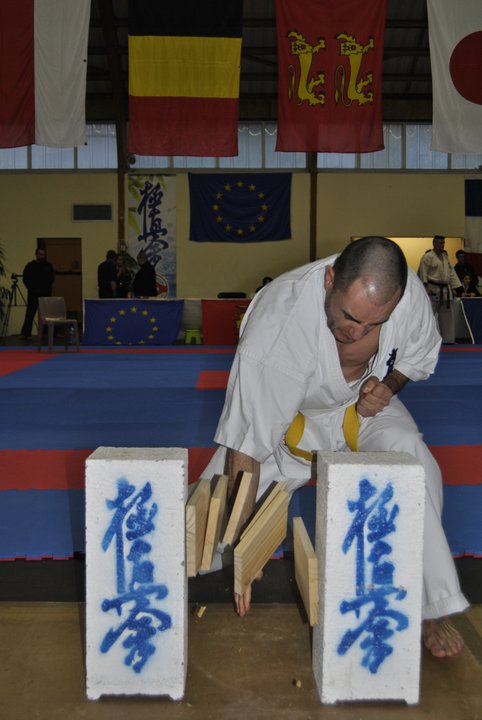 Tameshiwari par Didier FLEURY lors de l'Open de Bayeux