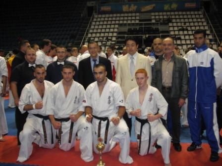 Championnats d'Europe Officiel Kyokushinkai Kata, Kumité juniors, vétérans et toutes catégories 2010 à Belgrade.