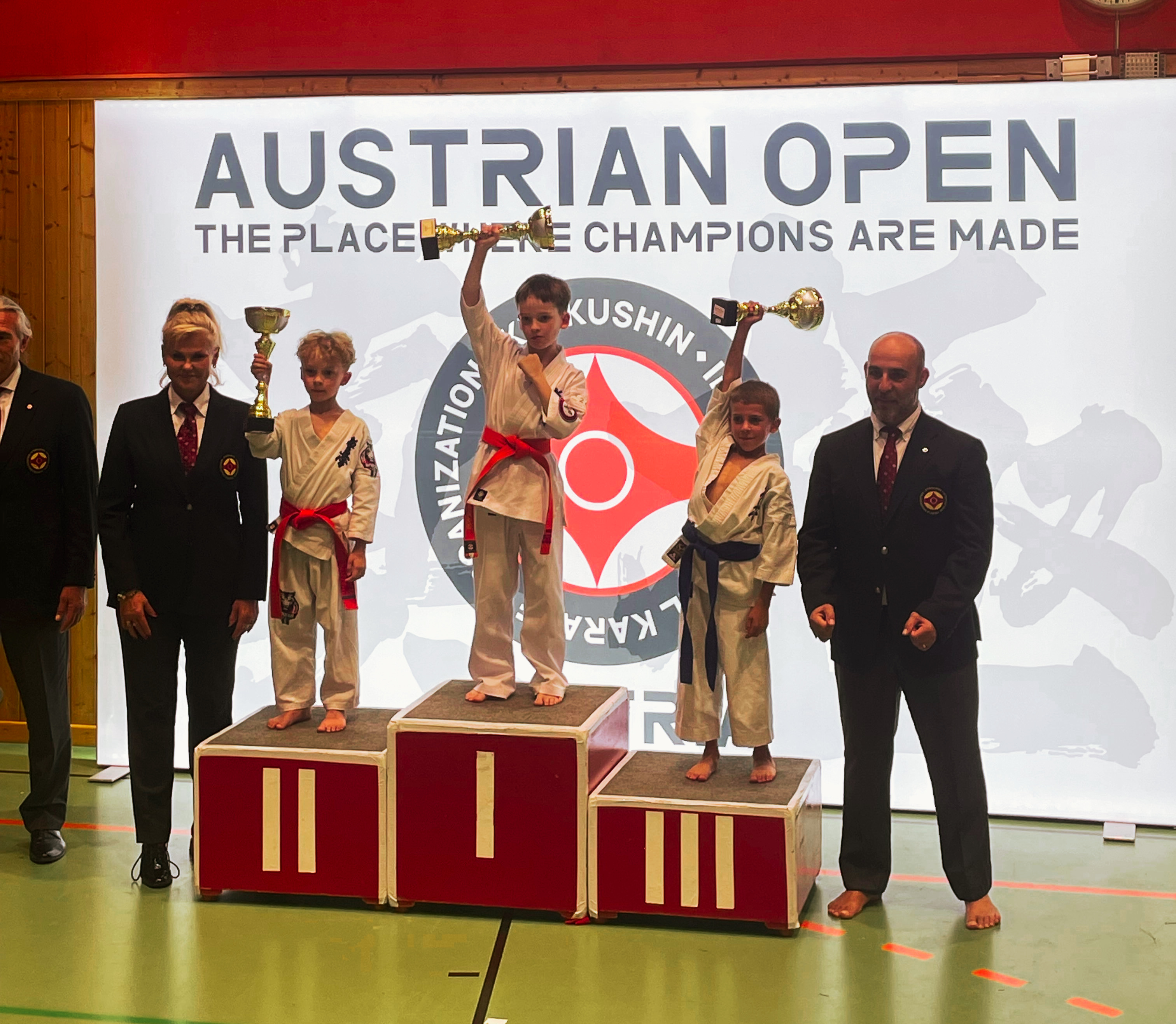 Ayrton Hannart s’illustre à l'Open d'Autriche de karaté Kyokushinkai