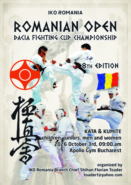 8th Dacia Fighting Cup - open Roumanie karaté Kyokushinkai