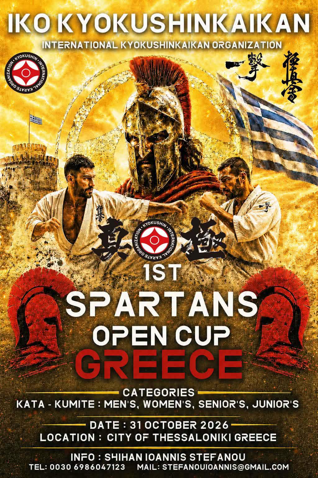 1st Spartans Open Kyokushin Cup