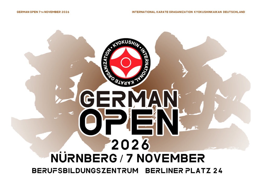 Open d'Allemagne 2026 - karaté Kyokushinkai